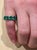35 Pointer Each 4.5 Carat Emerald Anniversary Eternity Band / Ring in Platinum, Size 6 For Sale - Image 14 of 18