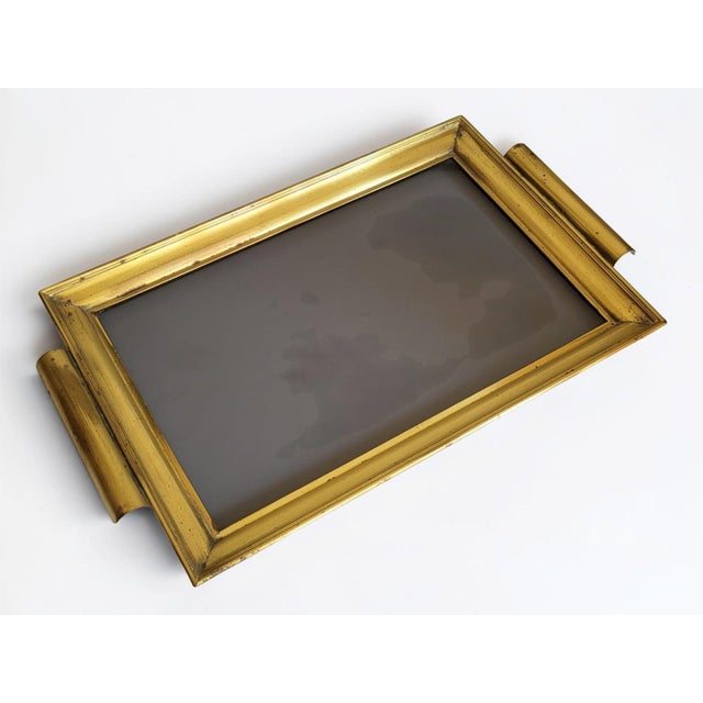 1960s Hollywood Regency Brass Tray, 1960s For Sale - Image 5 of 11