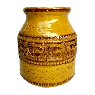 Mid-Century Italian Ceramic Vase by Caruso for SIC For Sale