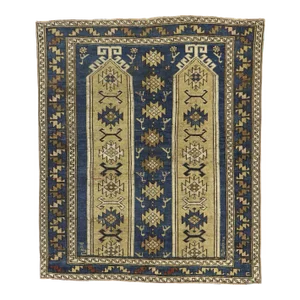 Vintage Caucasian Shirvan Prayer Rug - 04'05 X 05'02