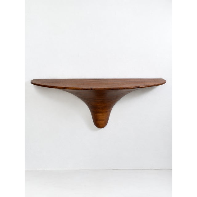Mid-Century Modern Sculptural Wall-Mounted Console by Marc Van Rampelberg for Rampel Designs, Kenya, 1990s For Sale - Image 3 of 7