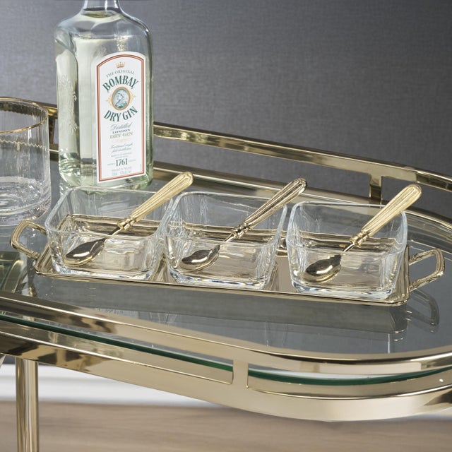 Modern Roussillon Condiment Set with Spoons For Sale - Image 3 of 7
