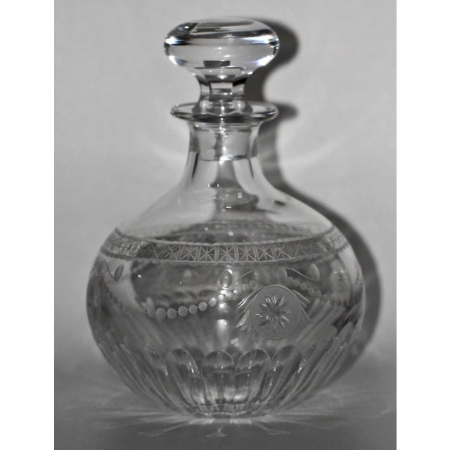 2010s William Yeoward Crystal Decanter With Stopper For Sale - Image 5 of 10
