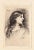 Lia - Original Etching by J. Lefebvre - Late 19th Century Late 19th Century For Sale - Image 3 of 3