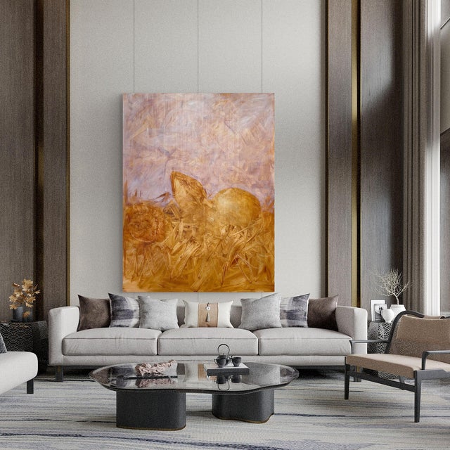 Contemporary Abstract Oil on Canvas "The Dream" by Paul Landauer For Sale - Image 4 of 10