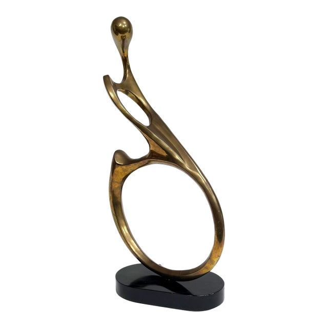 Bronze Biomorphic Abstract Sculpture For Sale