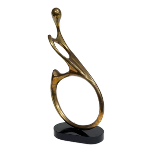 Bronze Biomorphic Abstract Sculpture