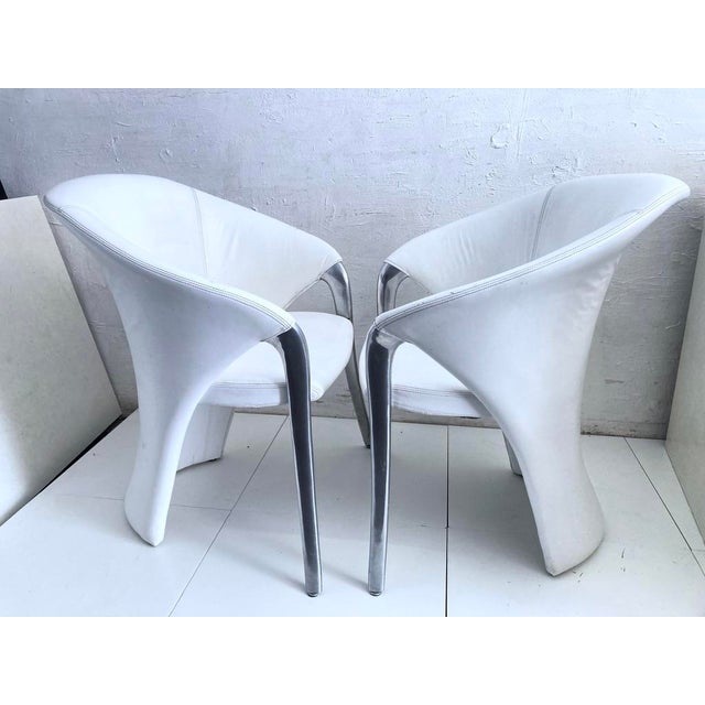 Set of Vintage Model Calla Armchairs by Gino Carollo for Draenert, 1990s For Sale - Image 16 of 18