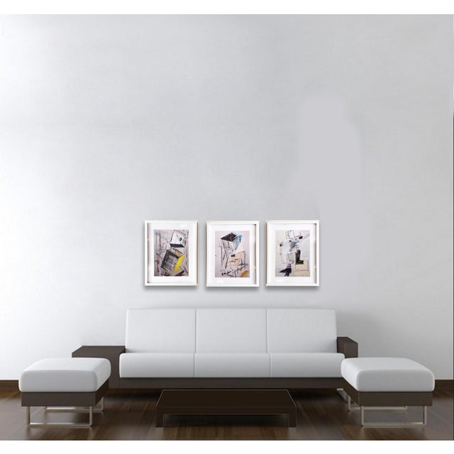 2020s Matrix.VII Framed One of a Kind Surreal Painting For Sale - Image 5 of 5