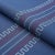Schumacher Schumacher X Mary McDonald Greco Stripe Fabric in Navy For Sale - Image 4 of 5