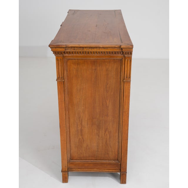 Brown 19th Century Oak Louis XVI Buffet For Sale - Image 8 of 18