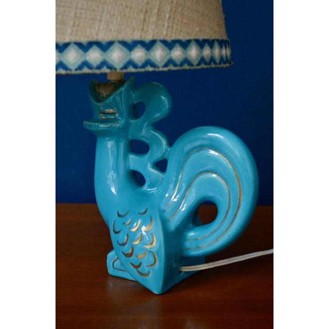 Vintage Art Deco Ceramic Table Lamp with Zoomorphic Design, 1930s For Sale - Image 4 of 16