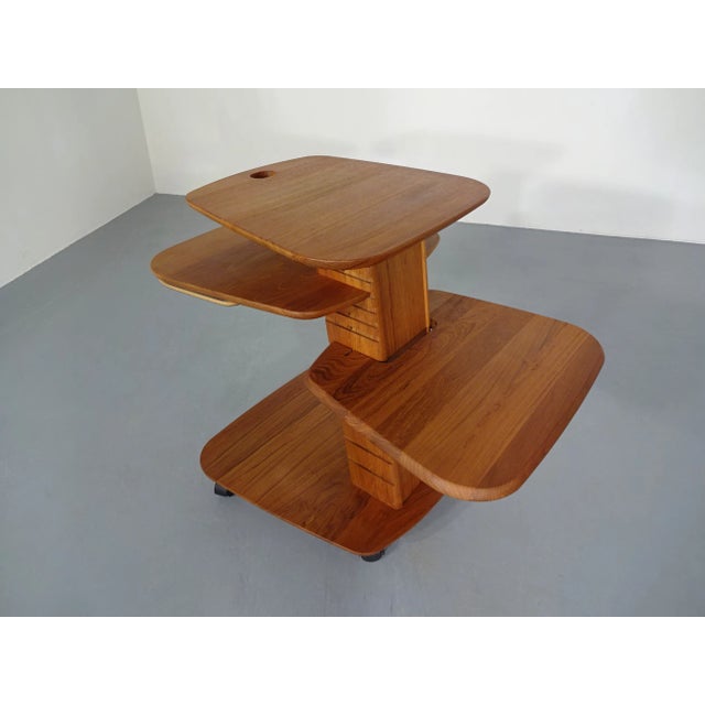 Tiered Console Table by Aksel Kjersgaard for Odder Adjustable, 1970s For Sale - Image 15 of 18