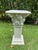 Late 20th Century Vintage 28” Faux Alabaster Corinthian Cherub Pedestal For Sale - Image 5 of 9