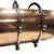 Metal 1930s Art Deco Fireplace Log Holder Chrome and Copper by Leslie Beaton for Revere For Sale - Image 7 of 7
