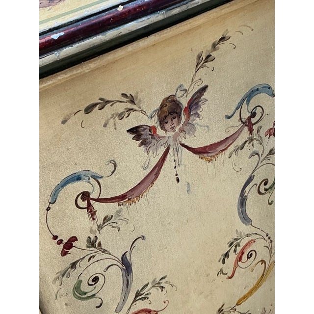 Vintage Hand-Painted Wood Chest - A Pair For Sale - Image 17 of 17