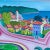 Mediterranean Pesci Large Scale Painting by Joan Steinman #5 For Sale - Image 3 of 11