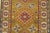 Green Kazak Runner 2’1” X 5’10” Green Wool Tribal Hand-Knotted Oriental Rug For Sale - Image 8 of 12