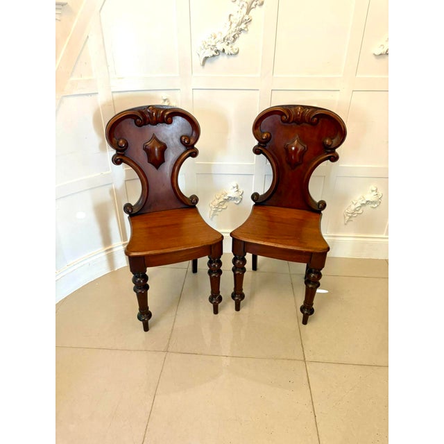 Antique Victorian Mahogany Side Chairs, 1860, Set of 2 For Sale - Image 17 of 17