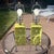 American 1960s California Pottery Chartreuse Floral Lamps-a Pair For Sale - Image 3 of 4