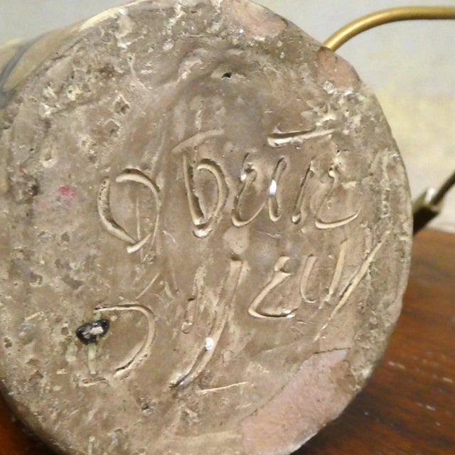 Ceramic Ceramic Lamp by Odette Dijeux, 1970 For Sale - Image 7 of 7