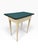Wood Blue Formica Side Table, France, 1950s For Sale - Image 7 of 10