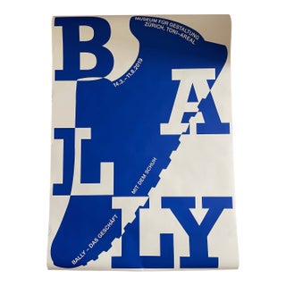 Raffinerie AG Bally: Blue, Museum of Design Zurich (2019), Large Format, Printed in Switzerland For Sale