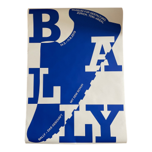 Raffinerie AG Bally: Blue, Museum of Design Zurich (2019), Large Format, Printed in Switzerland