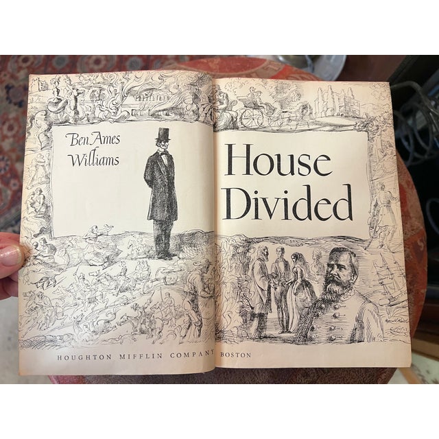 Paper Vintage 1947 "House Divided" First Edition Hardcover Book by Ben Ames Williams For Sale - Image 7 of 8