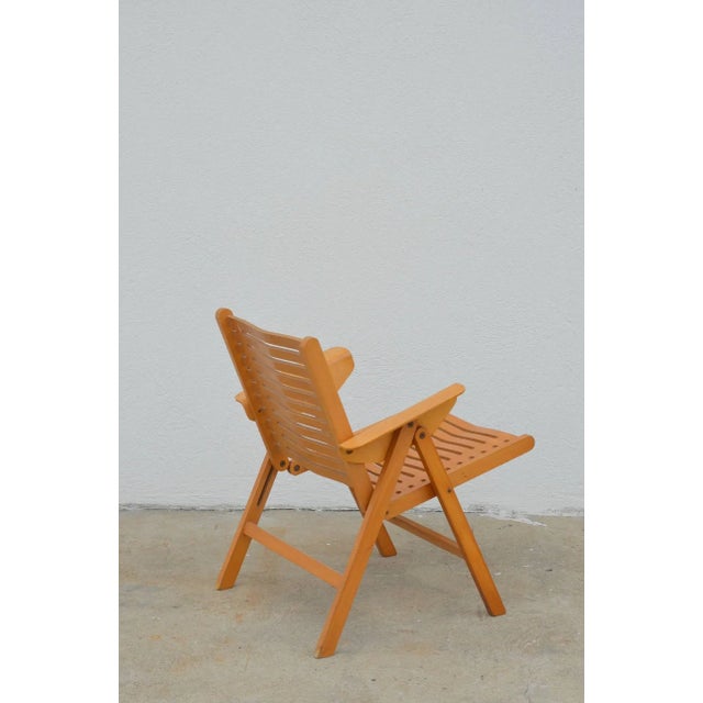 Wood 1950s Vintage Niko Kralj Folding Rex Lounge Chair For Sale - Image 7 of 10