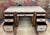 1980s Polo Ralph Lauren Mahogany and Canvas Bamboo Campaign Desk For Sale In Dallas - Image 6 of 11