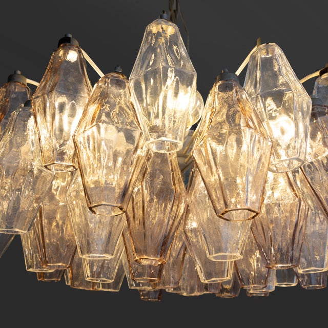 Pendant Lamp by Poliedri Venini, 1960 For Sale - Image 11 of 13