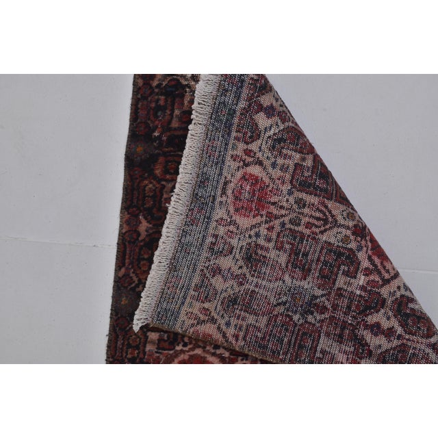 Black Small Oushak Decorative Vintage Rug For Sale - Image 8 of 9