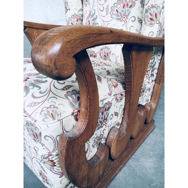 Set of High Wing Back Armchairs, 1900s For Sale - Image 3 of 18