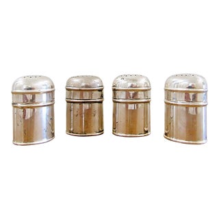 1930s Tiffany & Co. Sterling Silver Salt and Pepper Shakers- 4 Pieces For Sale