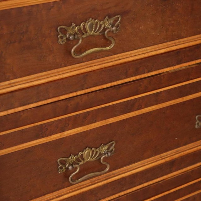 Dresser with Mirror in Cherry For Sale - Image 6 of 10