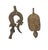 Metal VTG Set of Two Gan Bronze Amulet Pendant/Gold Weight / Burkina Faso For Sale - Image 7 of 7