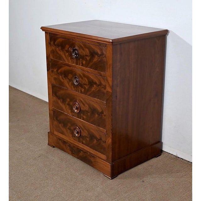 Small Commode in Mahogany, Late 19th Century For Sale - Image 3 of 18