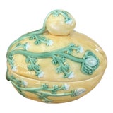 Vintage Portuguese Ceramic Melon Tureen For Sale