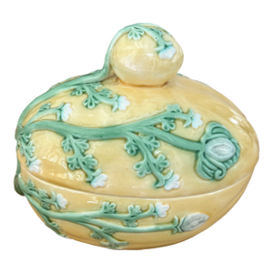 Vintage Portuguese Ceramic Melon Tureen