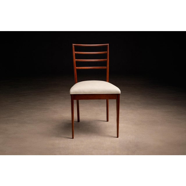 Set of 4 Chairs in Caviuna & Leather, Rino Levi, 1960s For Sale - Image 11 of 11