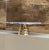 1-Level Marble Splashback with Inlays by Euromarmi Store For Sale - Image 4 of 7