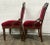 Antique 19th Century Victorian Eastlake Crushed Red Velvet Parlor Side Chairs For Sale - Image 9 of 10