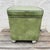 1950s Mid Century Modern Green Vinyl Storage Ottoman Hassock With Casters For Sale - Image 4 of 18