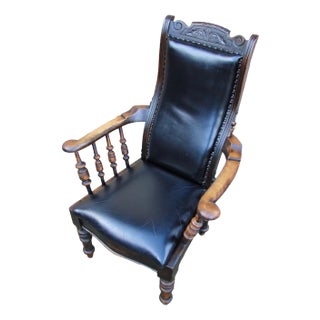 19th Century Oak Armchair For Sale