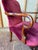 Brown Pair of Vintage George II Queen Anne Style Shepherds Crook Library Open Armchairs by W & J Sloane For Sale - Image 8 of 18