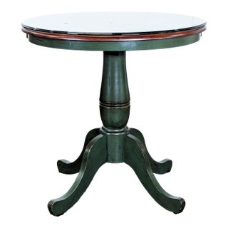 Pier 1 Imports Wood Pedestal End Table For Sale