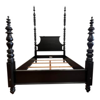 Queen Size Ethan Allen Four-Poster Bed Frame For Sale