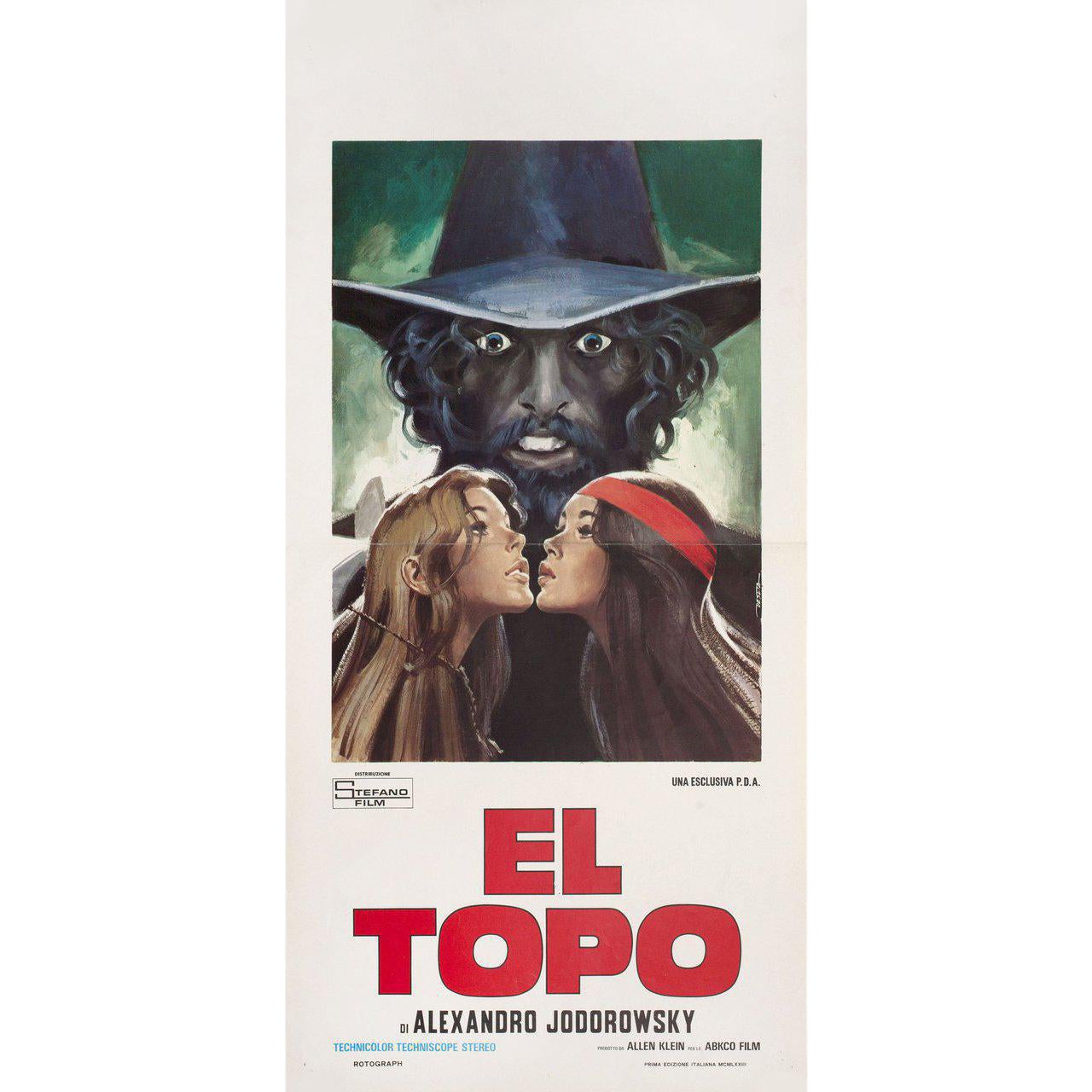 1970s El Topo 1971 Italian Locandina Film Poster Chairish