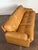 Vintage 1970s Tan Leather Scarpa B & B Italia Sofa For Sale - Image 10 of 13